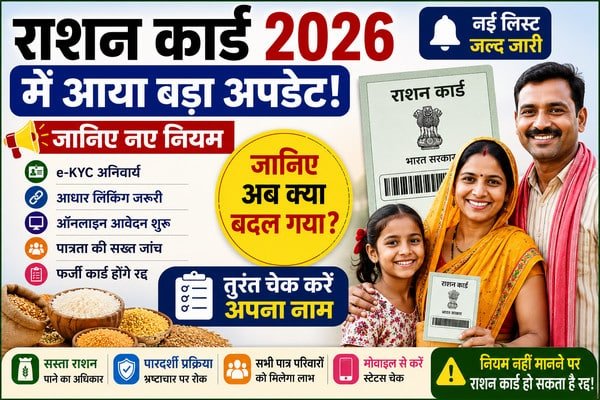 Ration Card New Rules 2026: सरकार ने बदल दिए बड़े नियम! जानिए कौन रहेगा पात्र और किसका राशन कार्ड हो सकता है बंद