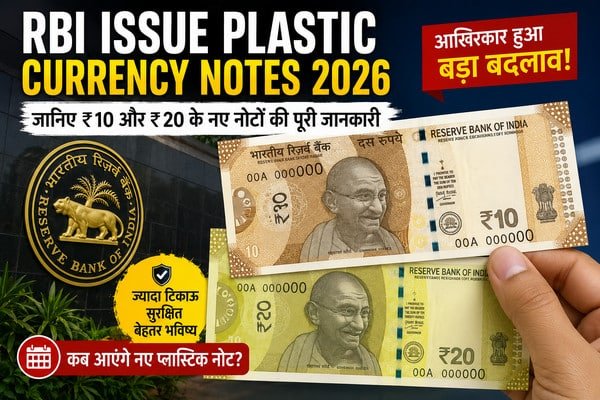 RBI issue plastic currency Notes 2026