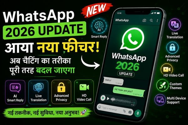 WhatsApp 2026 Update: आया नया फीचर
